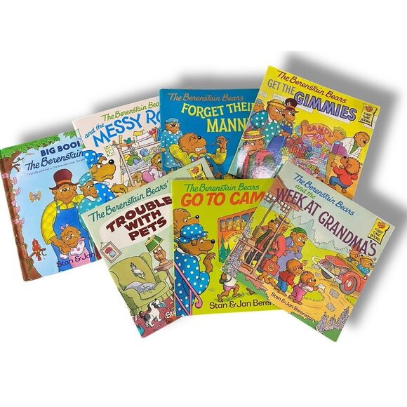 Berenstain Bears Books Lot Featuring 12 Stories in 9 books Stan & Jan Berenstain - Picture 2 of 4